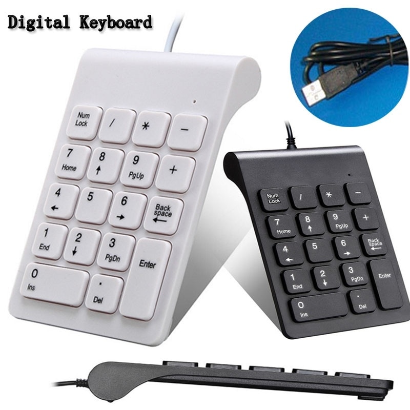Keyboard 2.4G USB18 Keys Mini Digital Keyboard for Laptop Numeric Keypad Wireless Number Pad