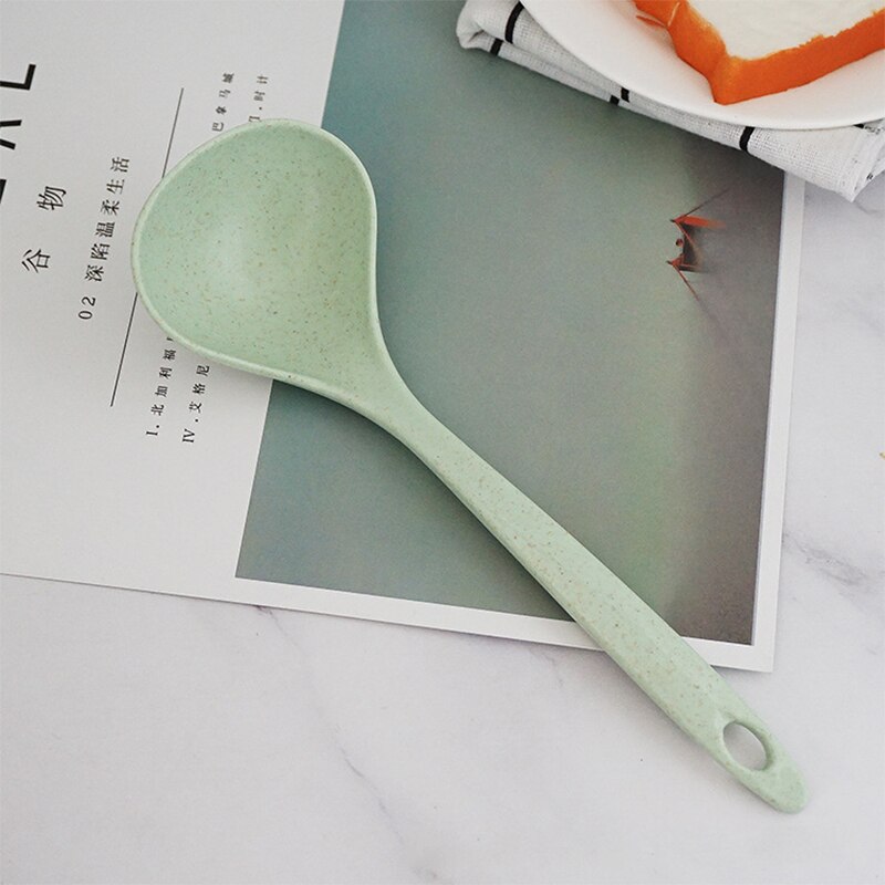 4 Colors Long Handle Soup Spoon 1Pcs Dinner Scoops... – Vicedeal