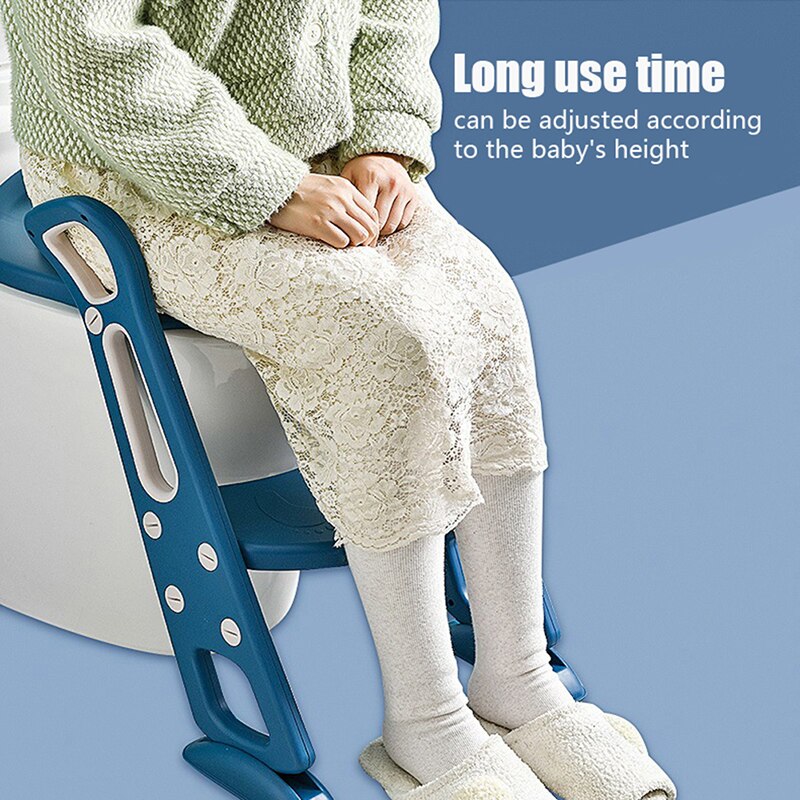 Comfort Baby Potty Training Ladder Potty Infant Kid Children Folding Safety Child Seats Urinal Toilet Trainer Folding Seat Pot
