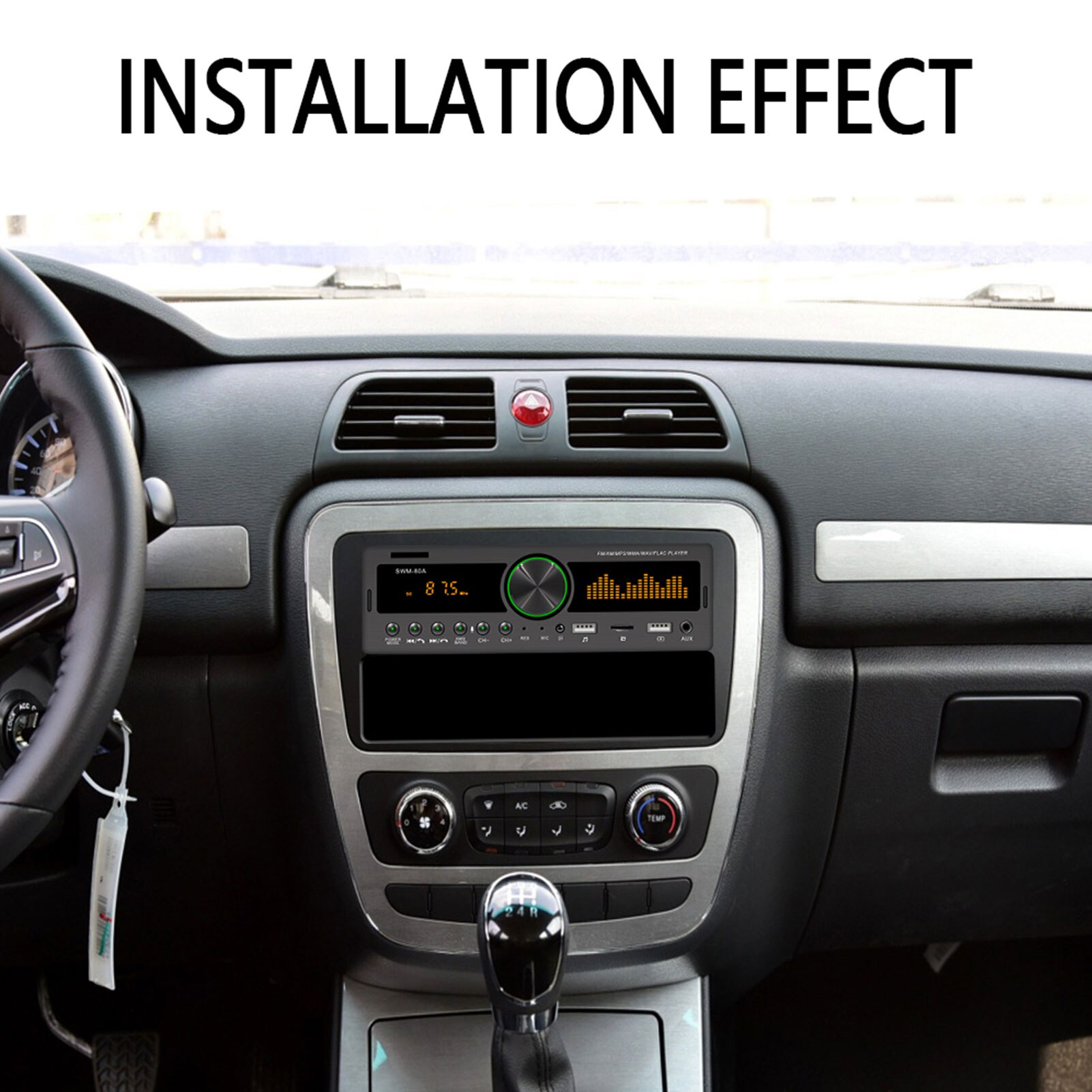 Auto Radio 1 Lärm Auto Stereo MP3 Spieler Bluetooth FM bin Autoradio Auto Stereo Radio Auto MP3 Multimedia Spieler Mit fernbedienung