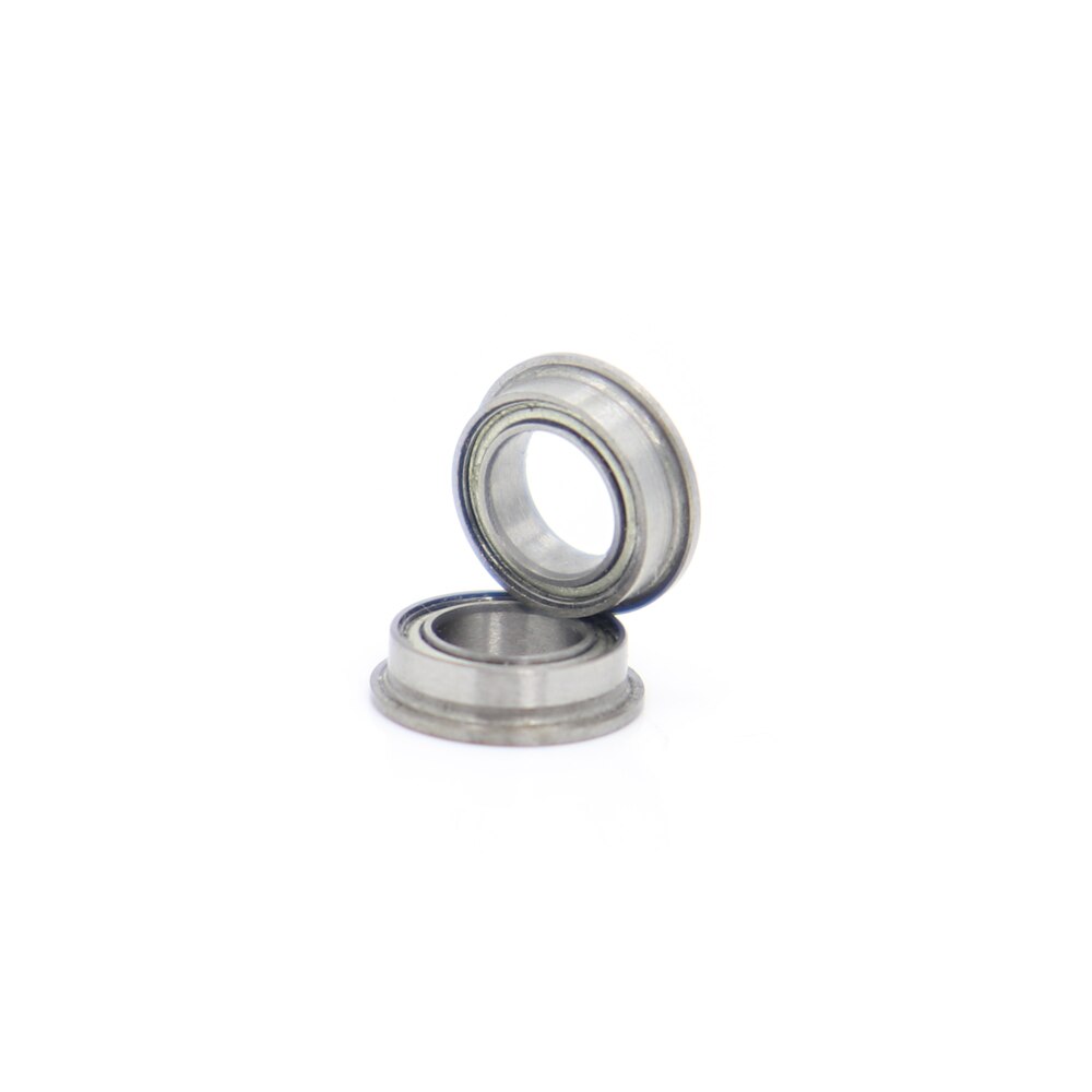 QUARKZMAN F695-2RS flens kogellagers x 10 stuks chroom staal