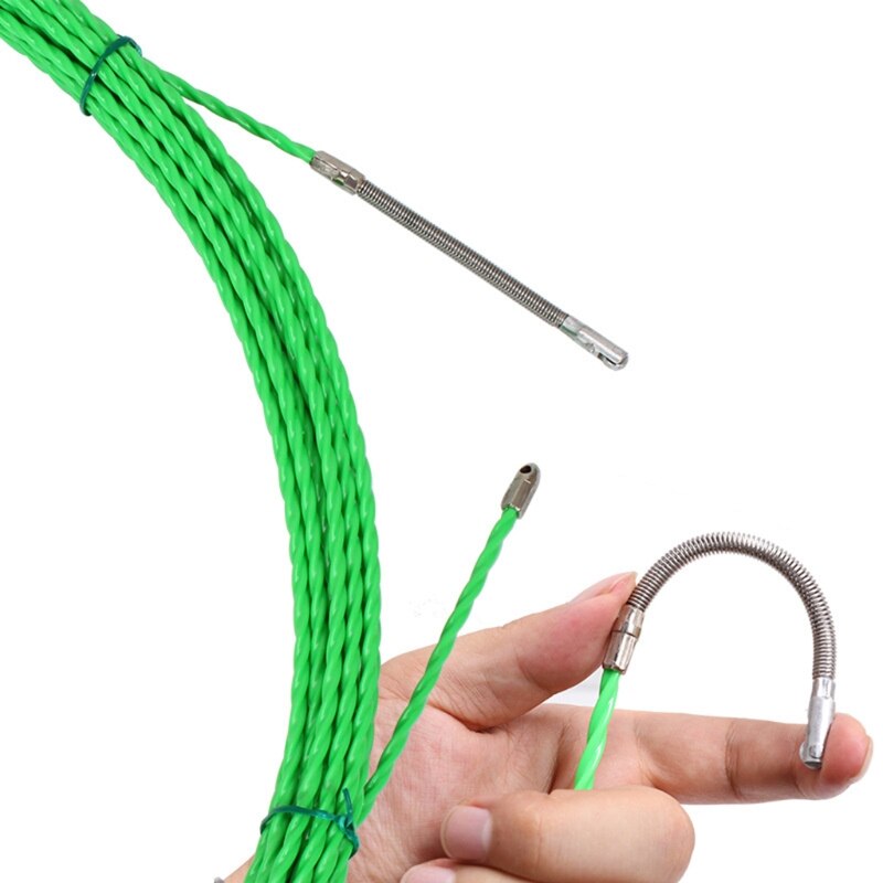 10pc Cable Puller Adjustable Cabling Rods Fish Tape Kit Fit For Fastening Cables | UK