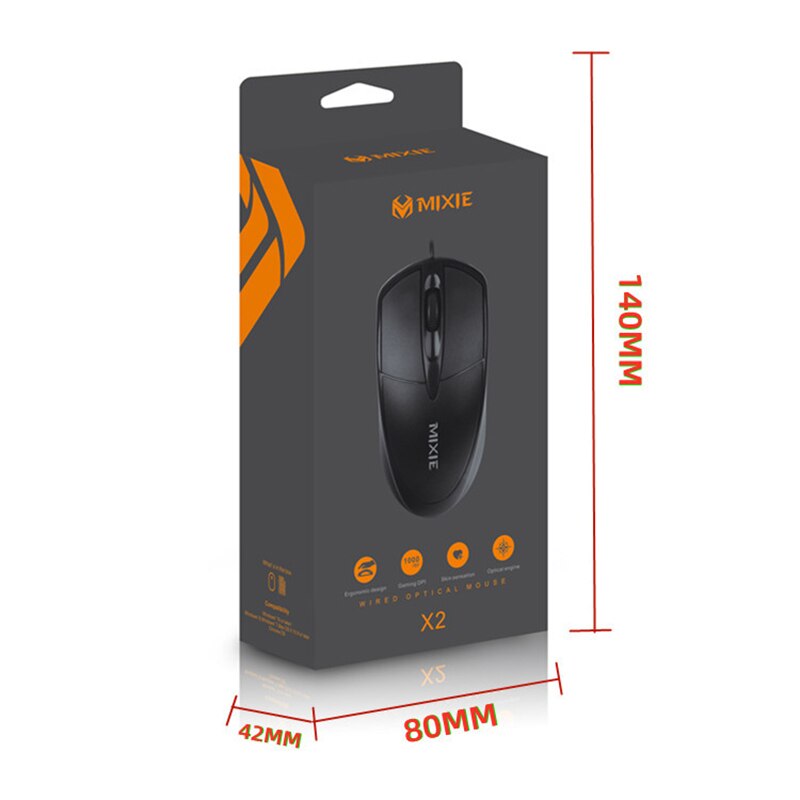 USB Wired Mouse for Asus/HP/Dell/Lenovo Universal Laptop Wire Accessories USB Gaming Mouse Home Office PC Mice Wired