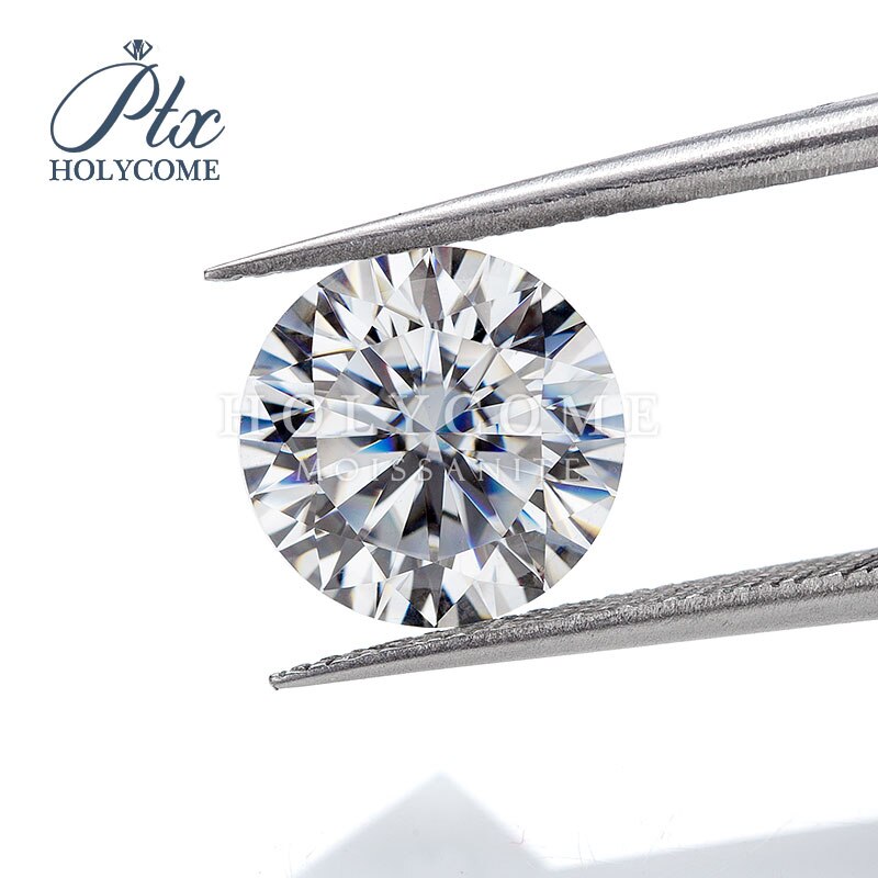 Probador de diamantes de moissanita para fabricación de joyería, certificado GRA, de fábrica de moissanita, 6,5mm, 10 corazones y 10 flechas