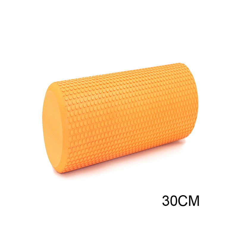 30/45/60 Cm Eva Yoga Yoga Kolom Schuim Yoga Pilates Fitness Foam Roller Sport Trein Gym massage Oefening Ontspannen Foam Rolls: Yellow