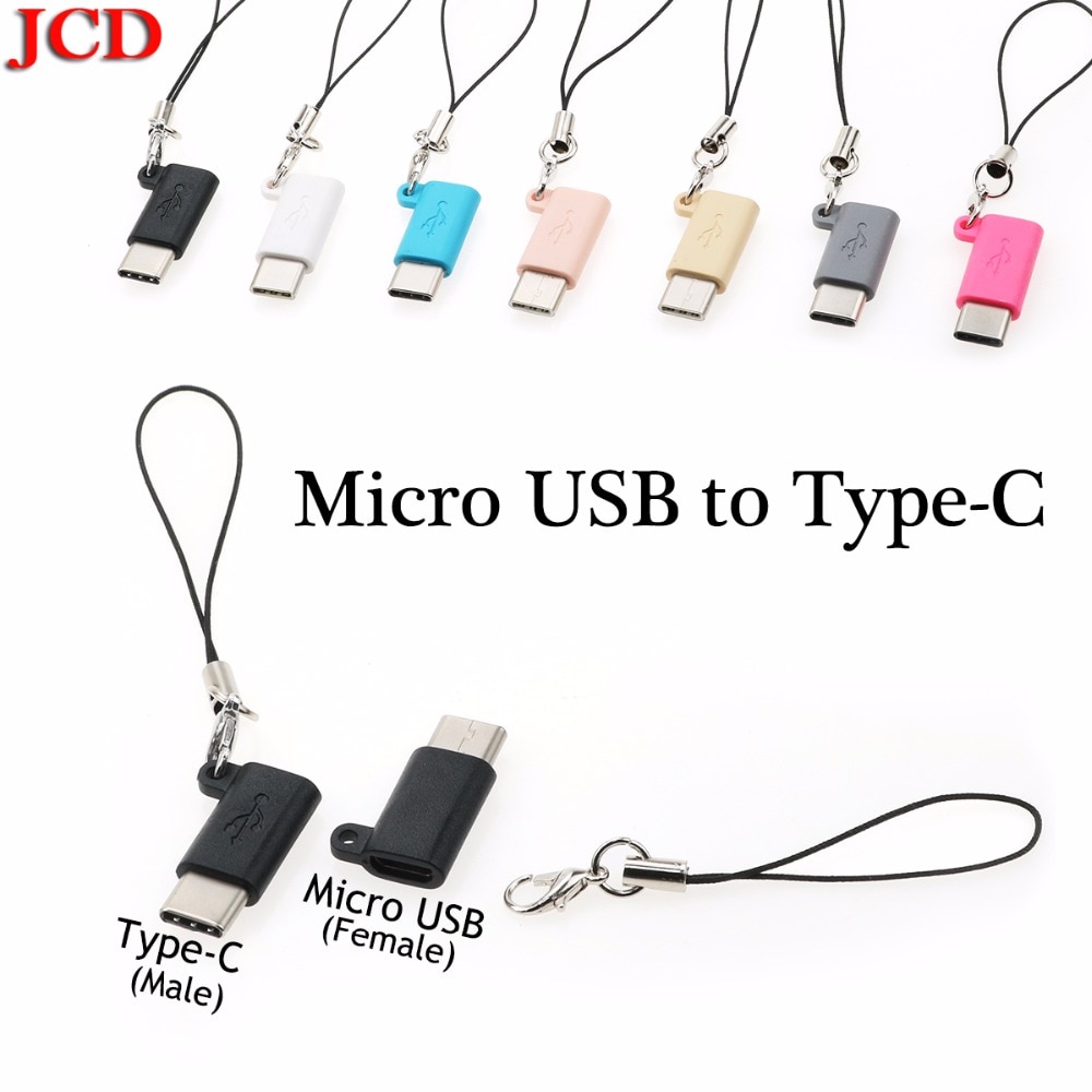 JCD Voor Xiaomi 5 6 8 Type-c Otg Adapter Micro Usb Naar Type C Oplader Connectors voor Huawei p20 pro p10 Type C Naar Usb-c Usbc Kabel