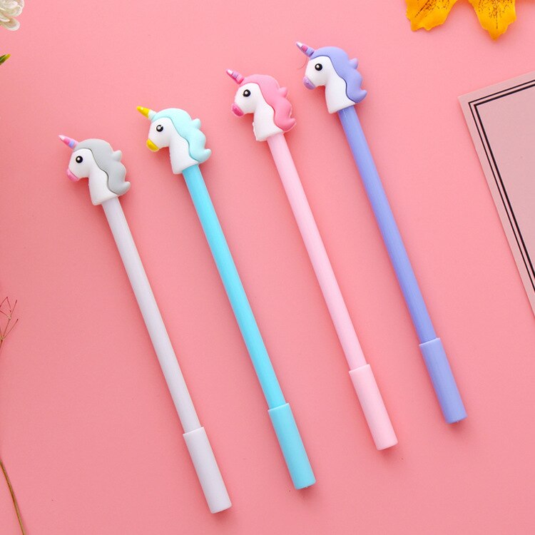1pcs Rainbow Color Cartoon Gel Pen Cute Magic Pens Kawaii Gel Pens For School Writing Novelty Stationery Girls: 277-1pcs