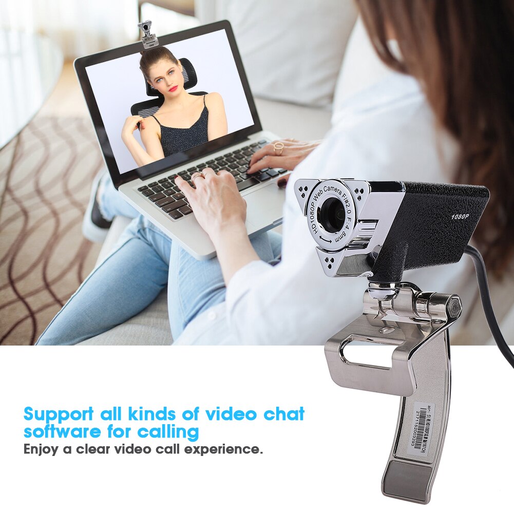 1920*1080 HD Webcam 1080P Camera Built-in Omnidirectional Microphone Desktop Computer