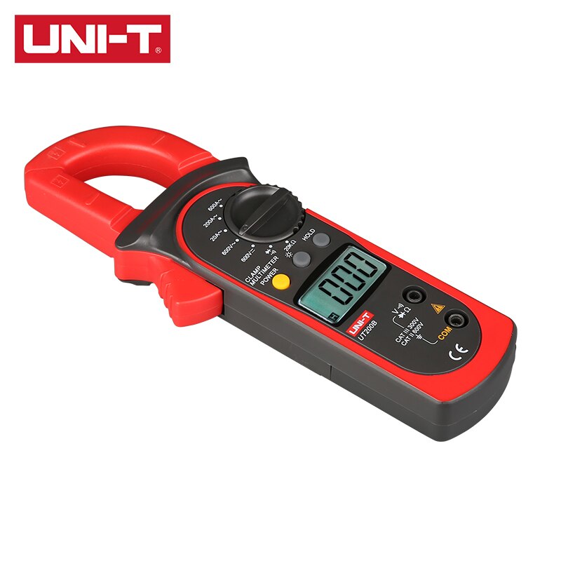 UNI-T UT200A/UT200B Digital Clamp Meter LCD backlight with 1999 readings manual range Over-range prompt Data retention