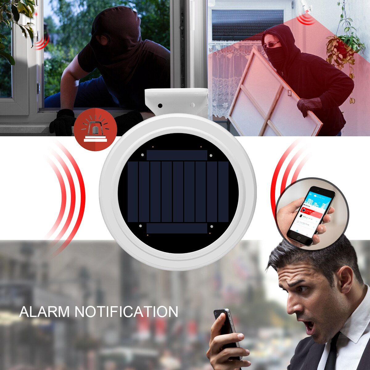 Seed Alarm DIY Your Shop / Warehouse / Factory Emergency & Security Alarm System via App Control