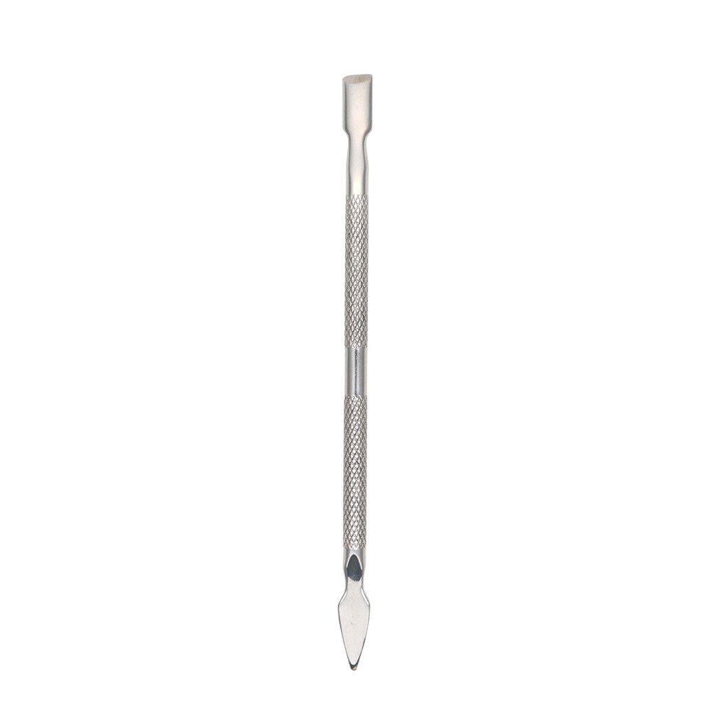 Nail Pusher Double Head Stainless Steel Cuticle Pusher Manicure Tools Dead Skin Push For Nail Women Men Nail Tool: 01
