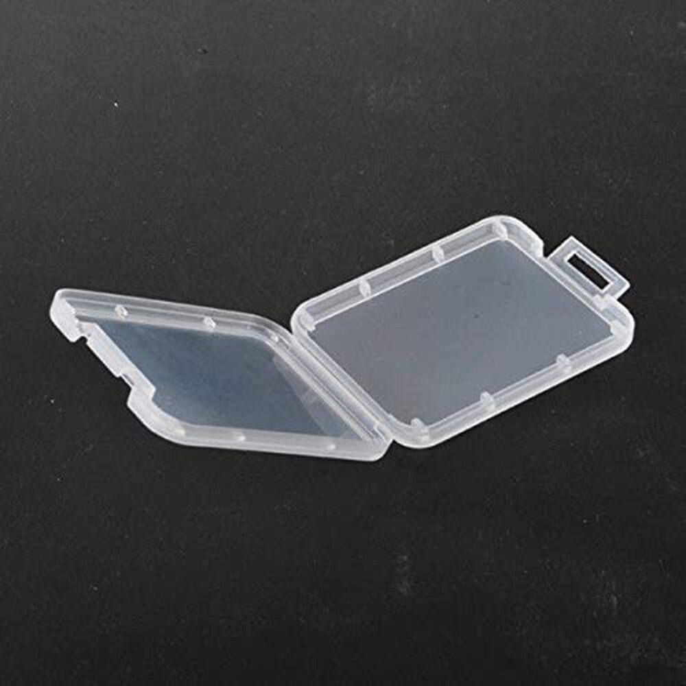 XRHYY 10 Pcs Plastic Transparante Handig Geheugenkaarten Organizer Box Case SD SDHC XD MMC CF Storage Case Kleine Doos