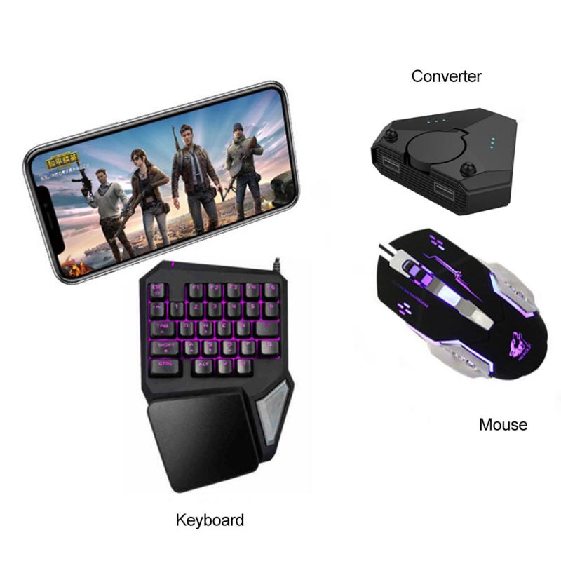 Bluetooth Eten Kip Artefact Toetsenbord Muis Converter Airdrop Box Android Ios Mobiele Game Eten Kip Troon Converter