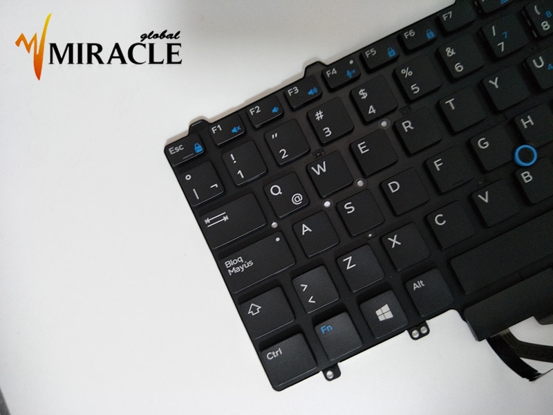 Repair You Life Laptop Keyboard for Dell Latitude E5450 E7450 E7470 E5470 Latin layout with backlit and pointing Original