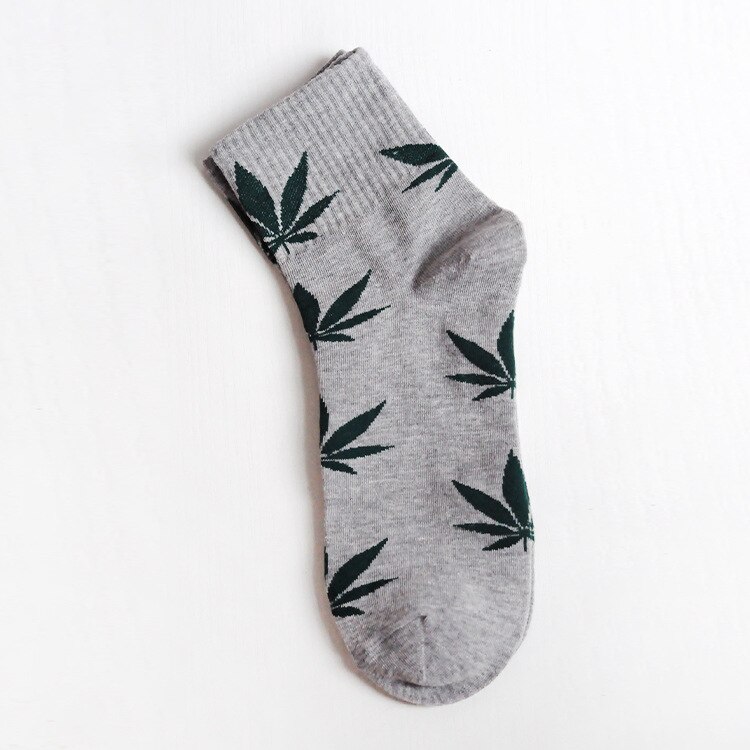 Mannen Sokken Maple Leaf Sokken In De Buis Katoen Skateboard Hennep Bladeren In De Buis Sokken Trend Koreaanse street Sport Sokken: 3