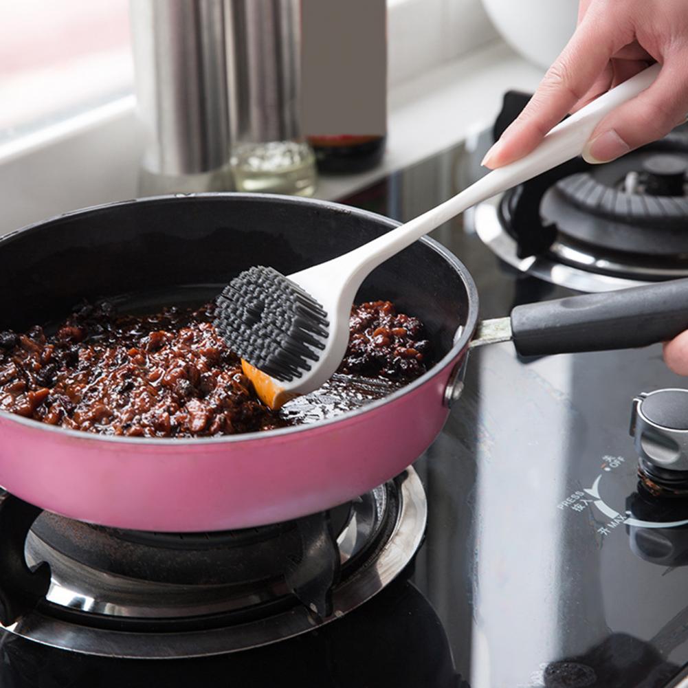 Brush Efficient Flexible Long-Handled Dish Scrub Brushes for Saucepan Brush