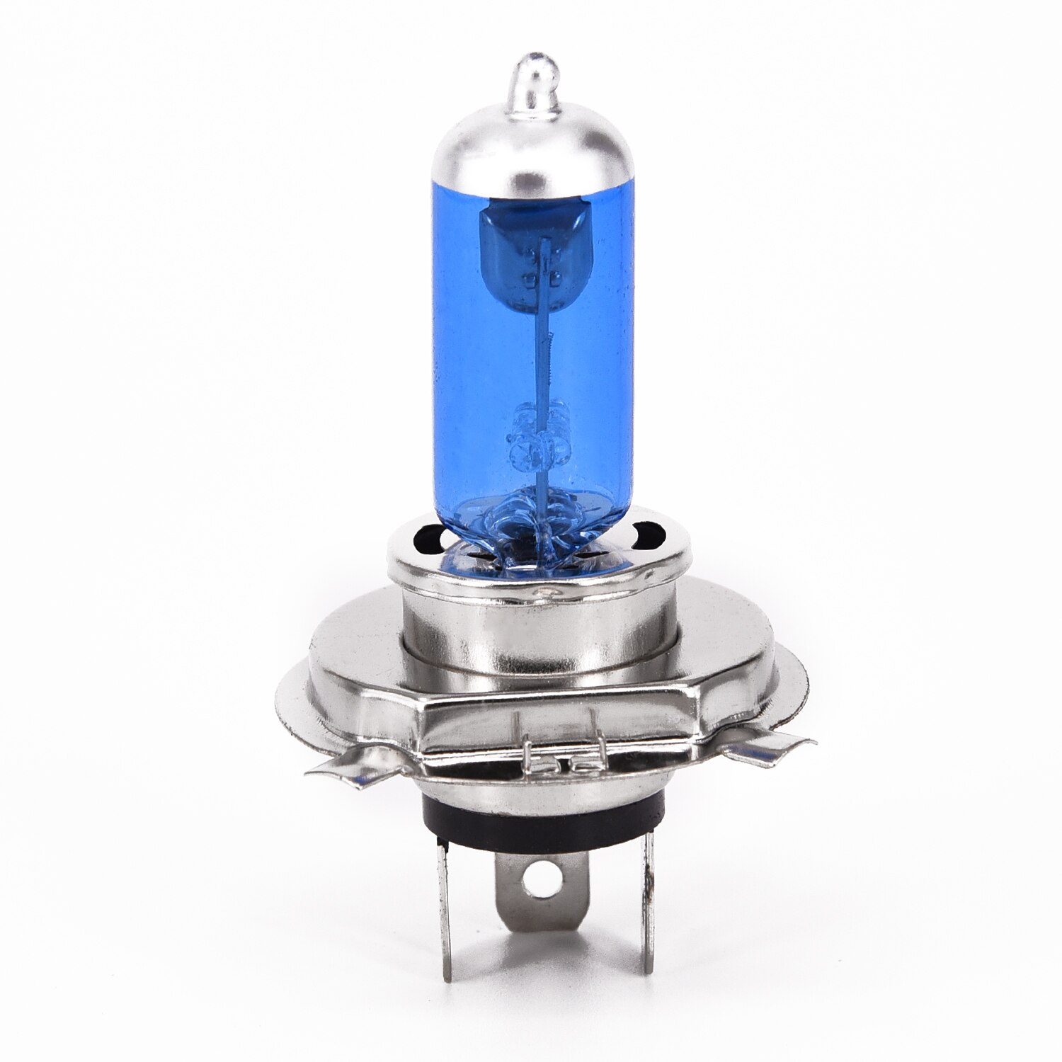 2x Car H4 Light 100W 6000K Car Xenon Gas Halogen Headlight Headlamp Lamp Bulbs Aluminum Alloy Base Blue Shell