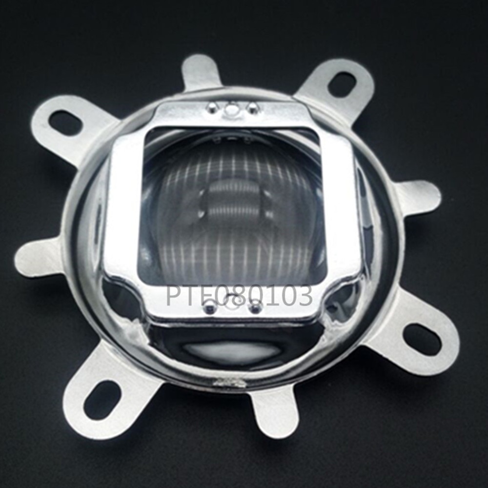 Led haute puissance 10W 20W 30W 50W 100W, lentille 44mm avec réflecteur + support, 1 pièce