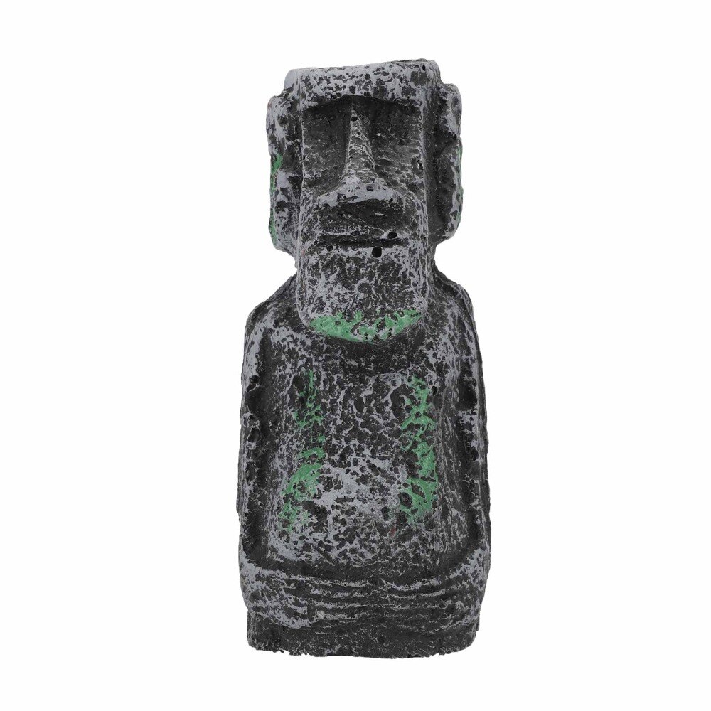 Ancient Easter Island Stone Head Aquarium Ornament, Fish Tank Decoration Accessories Suitable for salt water and fresh water