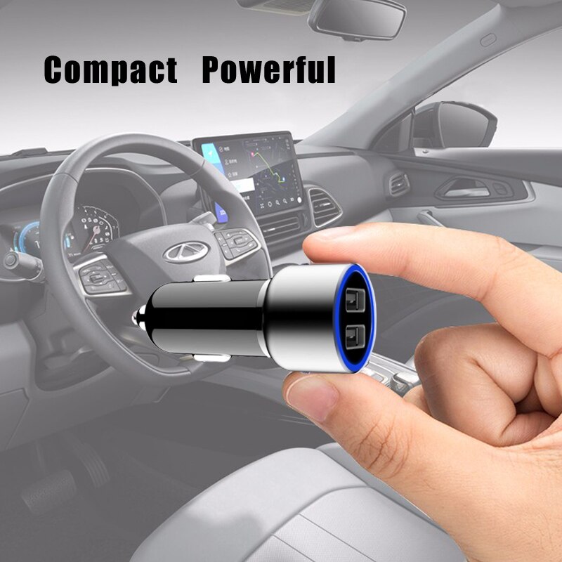 VOXLINK doppio USB caricabatteria da auto 5V3. 4A per il iPhone iPad Samsung galassia htc Xiaomi Huawei veloce caricabatterie caricabatteria da auto in auto