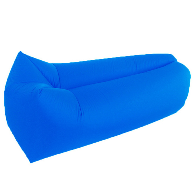Sofá de aire ultraligero para dormir al aire libre, cama hinchable para piscina, colchoneta hinchable: Dark blue