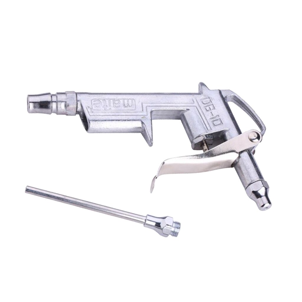 Air Compressor Dust Blow Duster Trigger Handle Alloy Nozzle Long Spout
