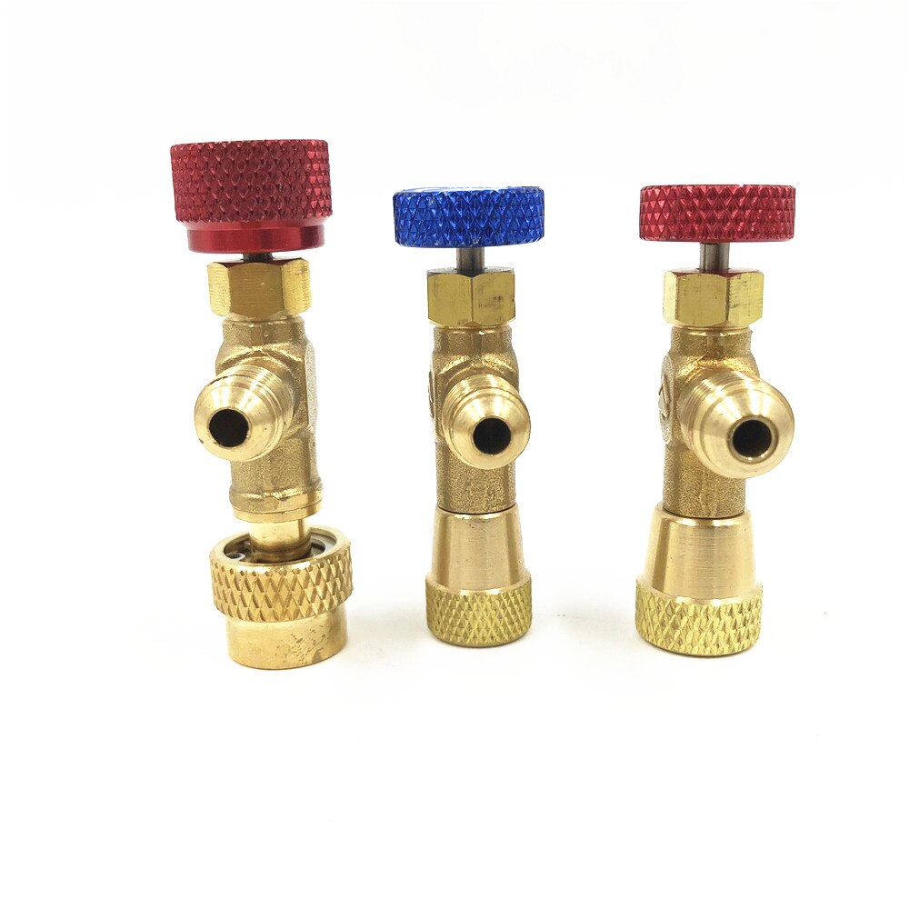 Refrigeration Tool liquid safety valve R410 R410A R22 air conditioning refrigerant 1/4 &quot;Safety Adapter Air conditioning repair