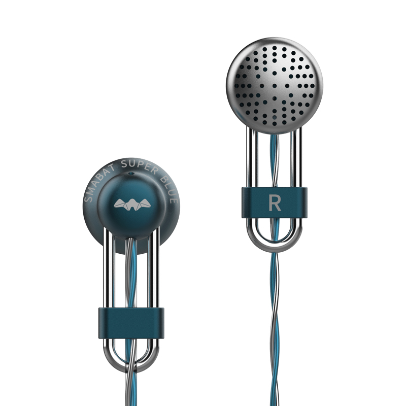 Ultra Blue In-Ear Headphones Comfortable to wear firm high sound labyrinth acoustic structure Wired open hifi music