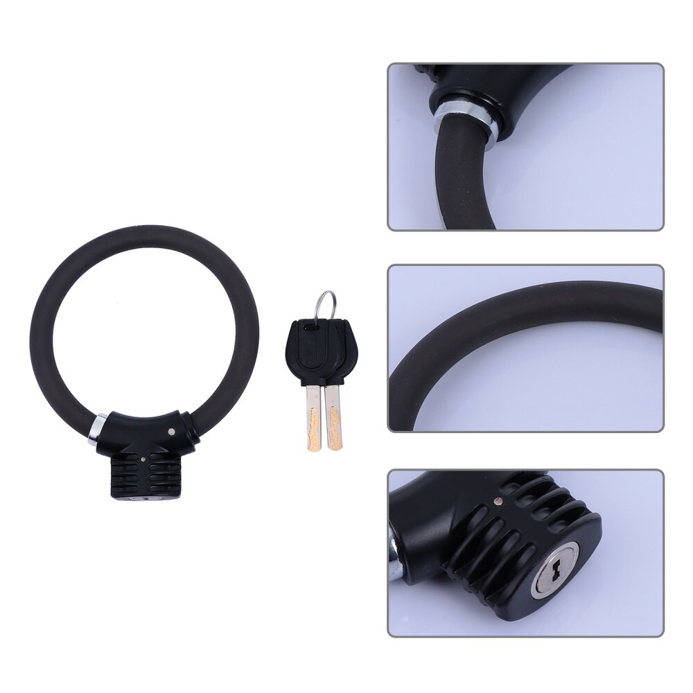 Metal Ring Lock Bike Lock Universal Bike Lock Ring Lock: Matte Reflective str