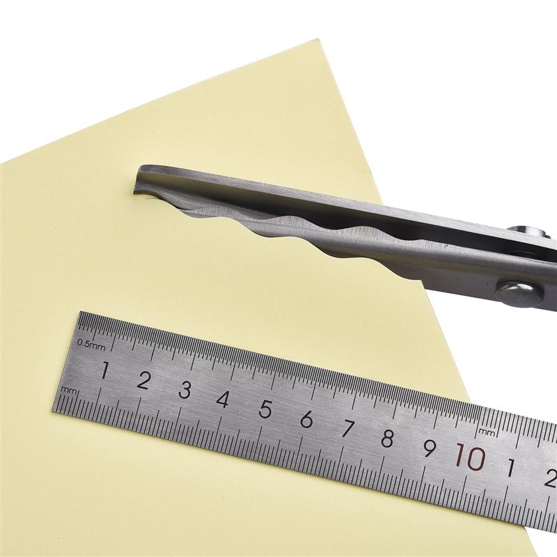 Tijeras profesionales a medida de acero inoxidable, accesorios de costura: Wave 18mm