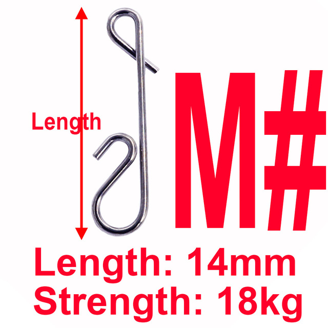 50pcs Fishing Line Wire Braid Knotless Connector Fishing Lure Hook Barrel Solid Ring Swivel Fly Carp Accessory Fish Tackle Tool: 14mm 50pcs