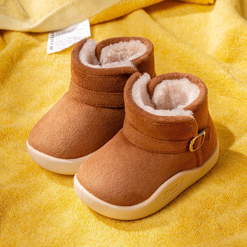 Kushyshoo Kinderen Katoenen Schoenen Winter Baby Fleece Peuter Schoenen Jongens Snowboots Kinderen Warme Schoenen Kids Laarzen Meisjes