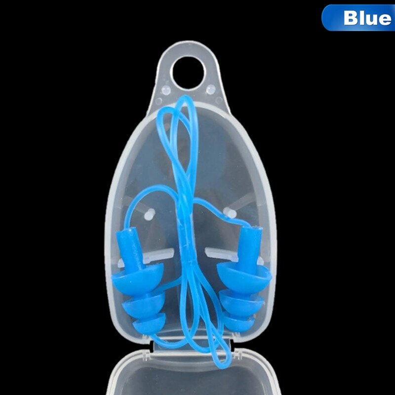 Universal blød silikone svømning ørepropper ørepropper pool tilbehør vandsport svømning ørebeskyttelse 8 farver