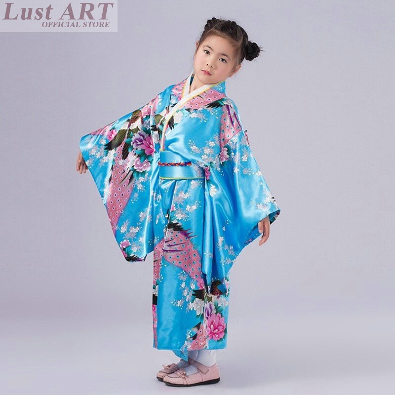 japanse kimono kinderen kind kimono kostuum japanse kleding kimono traditionele japanse kleding AA077: 5 / S