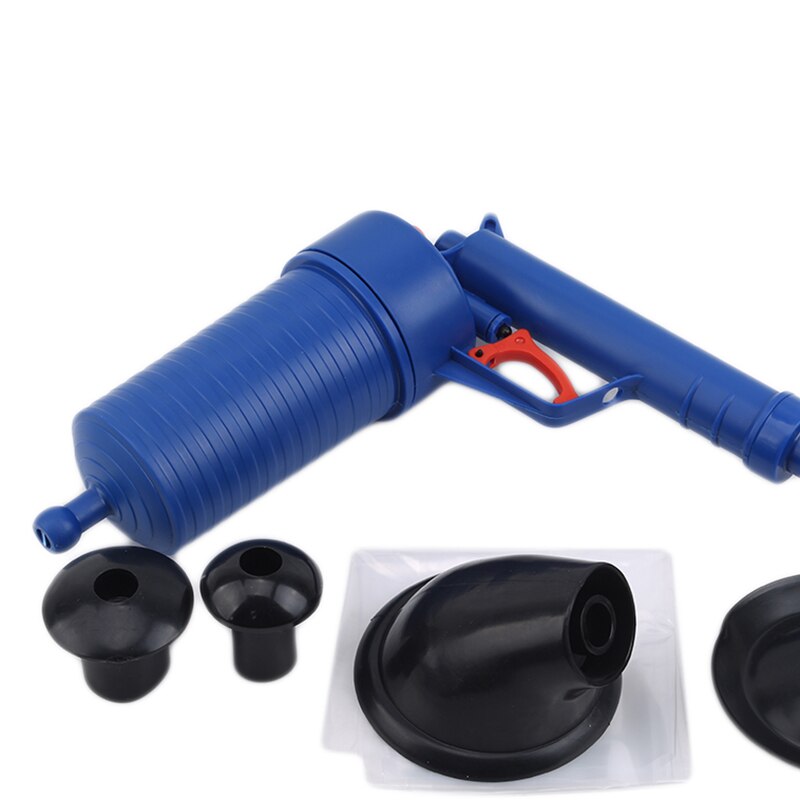 Air Pressure Drain Cleaner Sewer Cleaning Brush Kitchen Bathroom Toilet Dredge Plunger Basin Pipeline Clogged Remover Tool Set