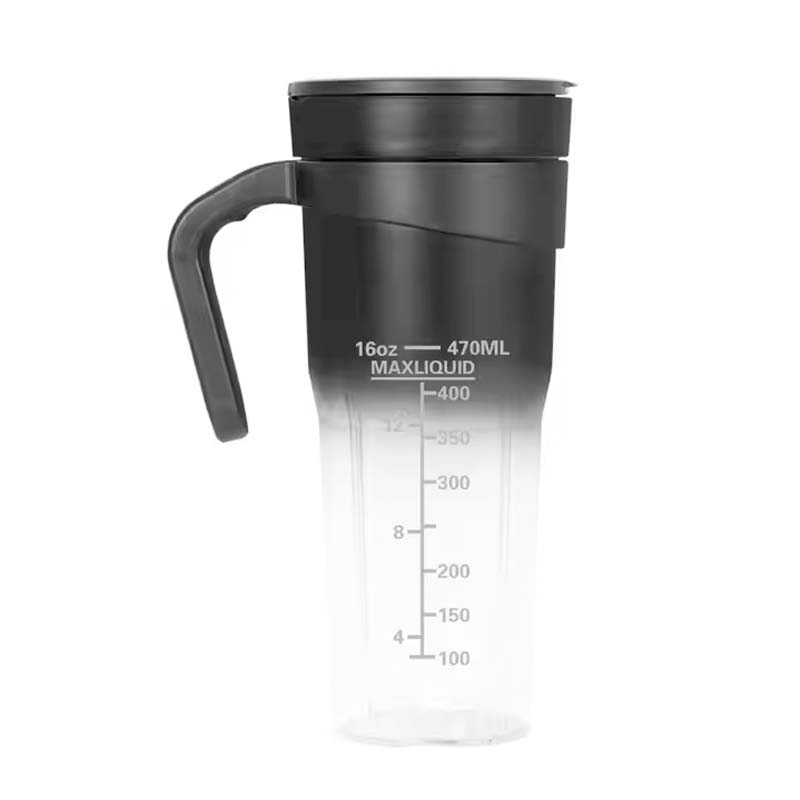 Multi-Functional Portable Mini Electric Blender Ice smoothie Crusher Waterproof USB Charging Fruit Juicer Personal use: black