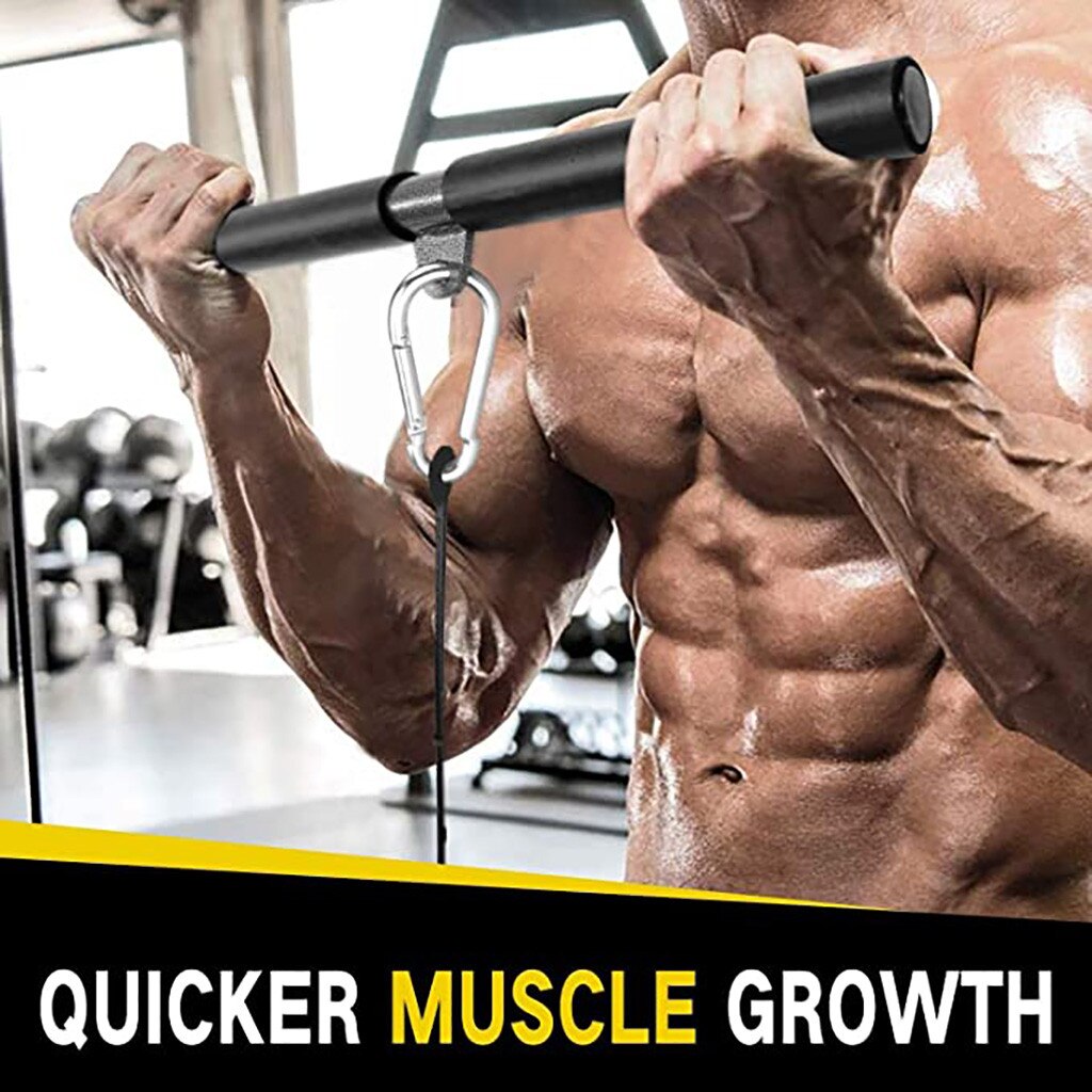 Fitness Diy Gym Pulley Cable Machine Attachment System 9pc Indoor And Outdoor Lifting Forearm Arm Strength Fitness Equipment #3