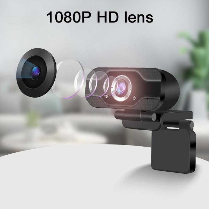 Full Hd Video Webcam 1080P Hd Camera Usb Webcams Autofocus Nachtzicht Computer Desktop Web Camera Met Ingebouwde-Microfoon #3