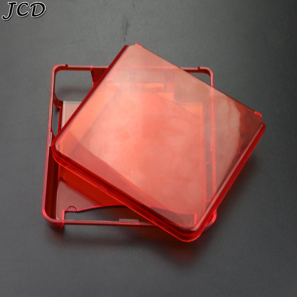 Jcd 4 Kleuren Clear Protective Cover Case Shell Behuizing Voor Gameboy Advance Sp Voor Gba Sp Game Console Crystal Cover case: Rood