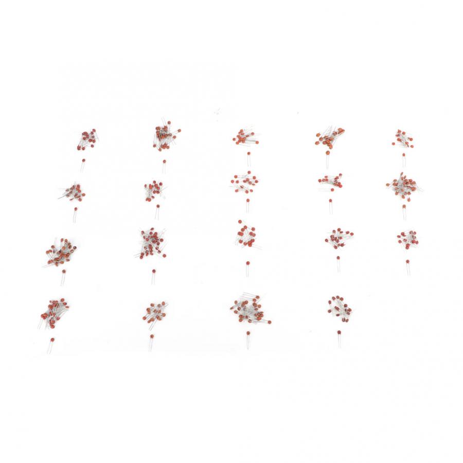 645PCS 50V Electrolytic Capacitor Monolithic Multi-layer Ceramic Capacitor Assortment Kit Ceramic Capacitor