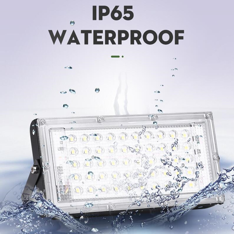 AC 220V 240V Led Floodlight 50W Outdoor Floodlight Spotlight Waterproof LED Reflector Light Outdoor Lighting for Garden Street