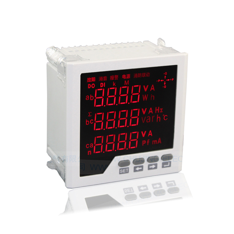 type 3 phase multifunction panel meter Measure and display 3 phase electric parameters panel meter 3 phase power multimeter
