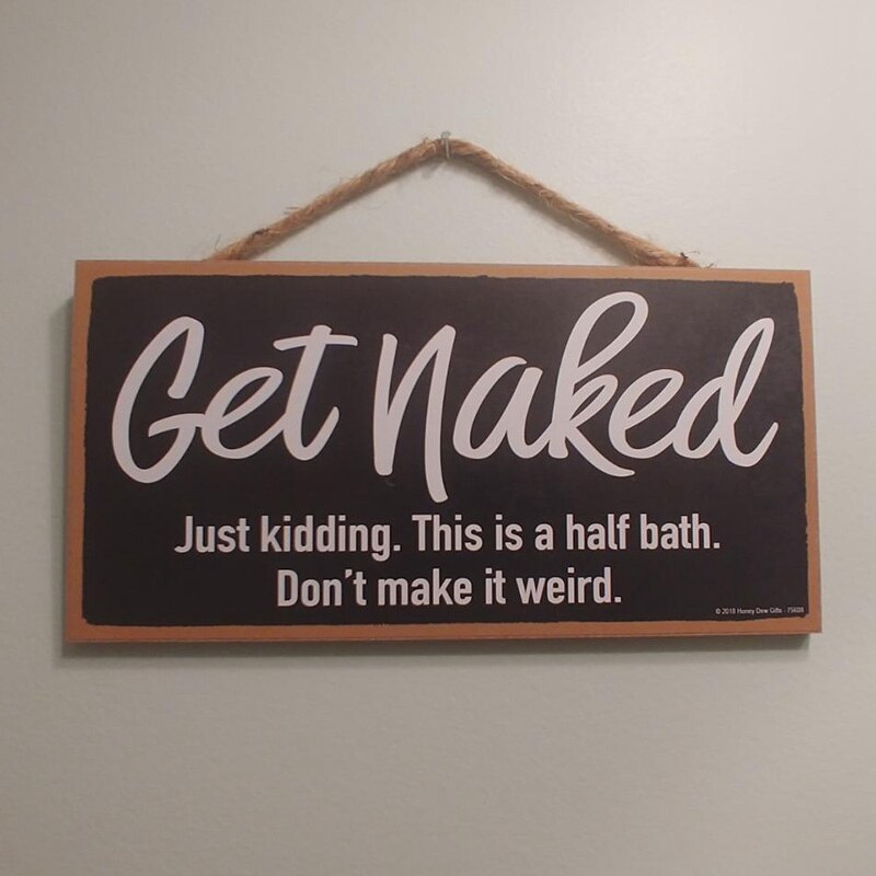 Funny Sign, 5 Inch By 10 Inch Hanging Wall Art, De... – Grandado