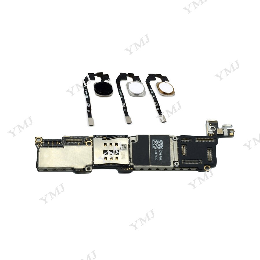 Pieno sbloccato per il iphone 5 4S Scheda Madre, originale di 100% per il iphone 5 5S Mainboard con Touch ID/Senza Touch ID 16GB 32GB 64GB