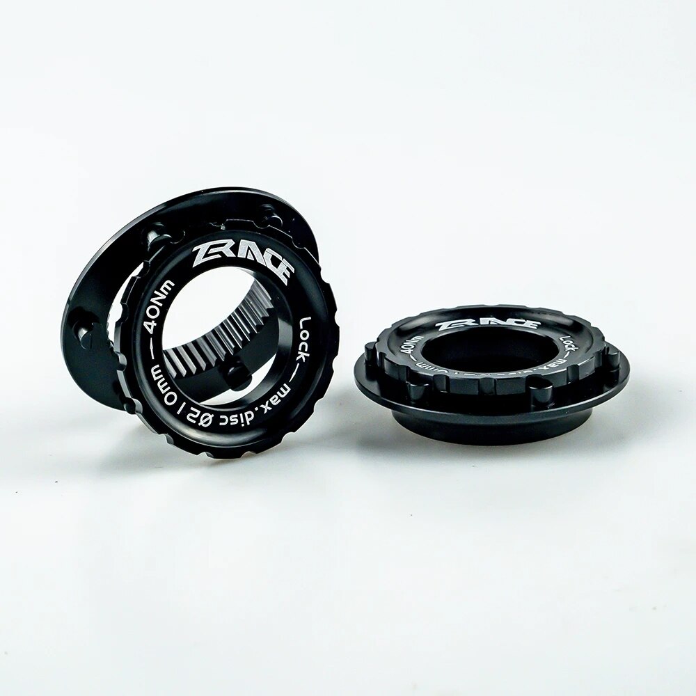 ZRACE Bicycle Bearing Centerlock To 6-Hole Adapter, Aluminum Alloy Center Lock Conversion 6 Hole Brake Disc, Center Lock 6 Bolt