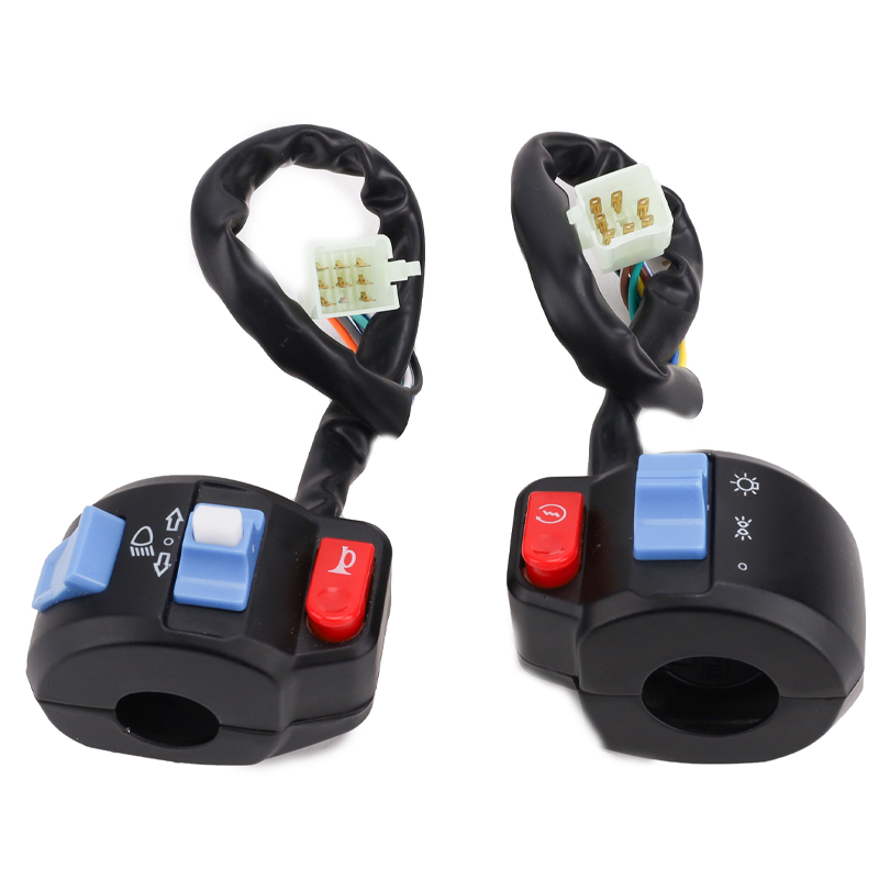 Motorfiets Schakelaars Hoorn Knop Richtingaanwijzer Schakelaar Bediening Elektrische Fiets Scooter Stuur Schakelaar Voor Gy6 50cc 125cc