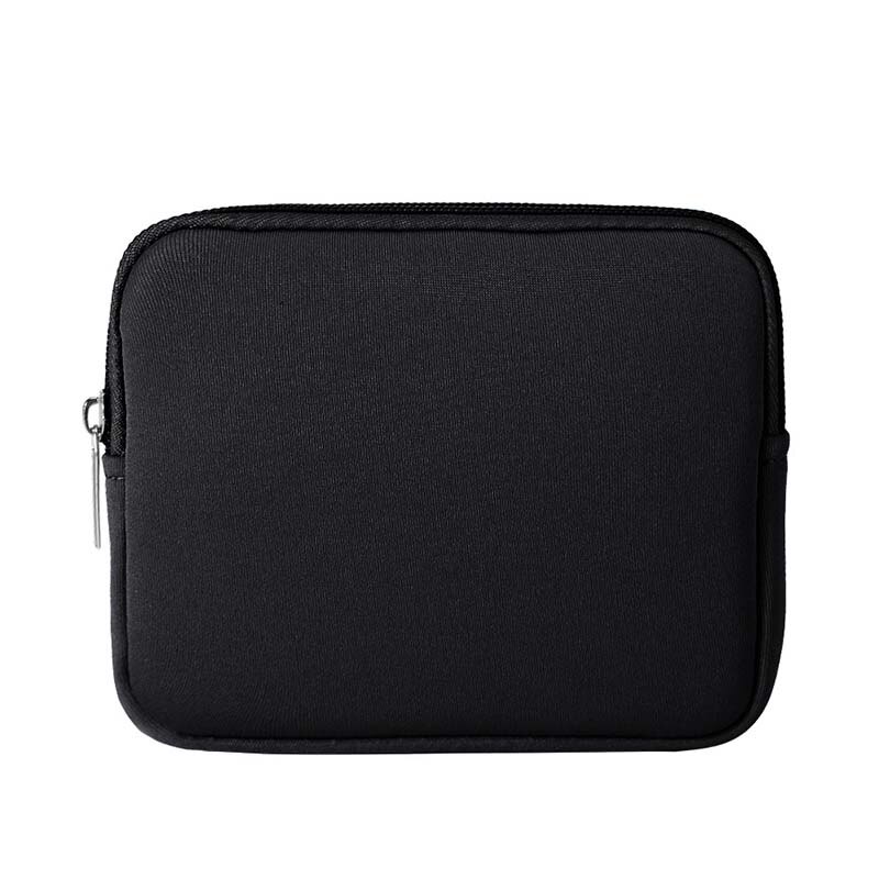 netbook, funda para portátil, funda de bolsillo para ordenador de mujer y hombre, funda de 16x13x2cm para Notebook, organizador de ordenador, bolsas con cremallera: Black