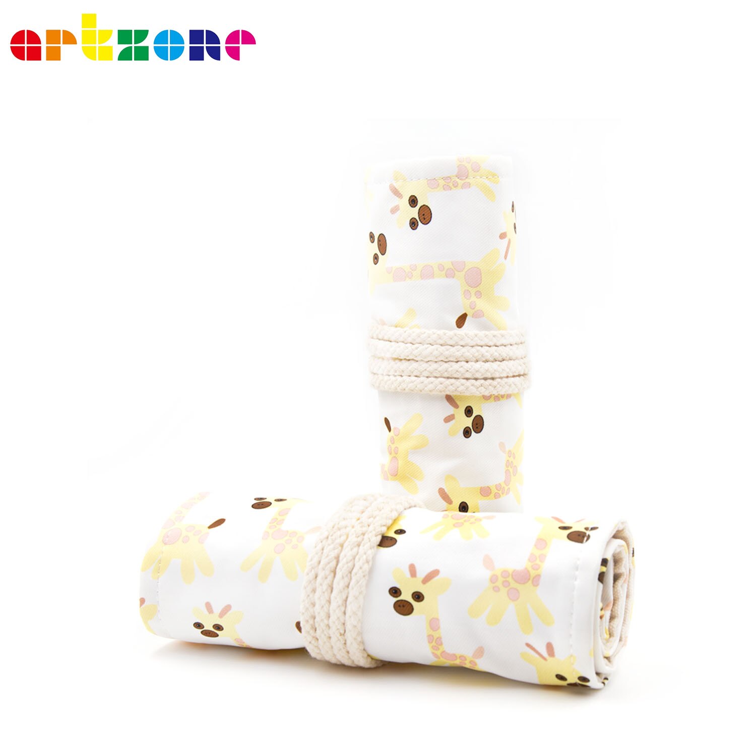 48 Holes Pencil Case Art Pen Bag Pouch Canvas Wrap Roll Makeup Pen Storage Stationery Student School Supplies: B121-48 holes