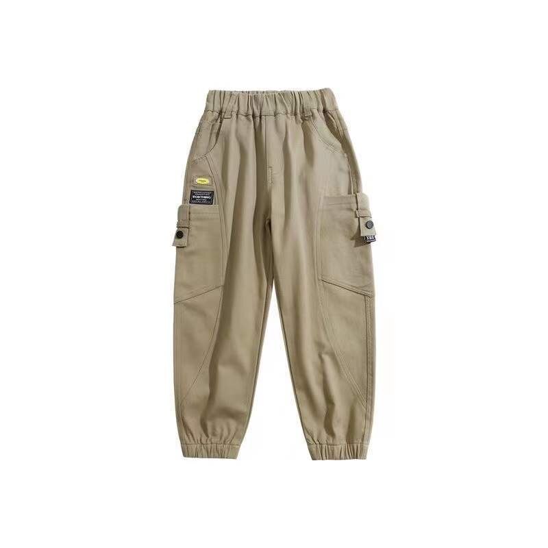 Pantalones Cargo finos para niño, pantalón largo de bolsillo completo, ropa fresca para adolescentes de 5, 6, 7, 8, 9, 10, 11 y 12 años, novedad de primavera