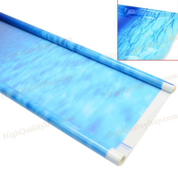 60*50cm Blue Sea Background Wall Stickers Fish Tank Undersea Aquarium Decorative Stickers Bedroom Decor Seascape Wallpapers